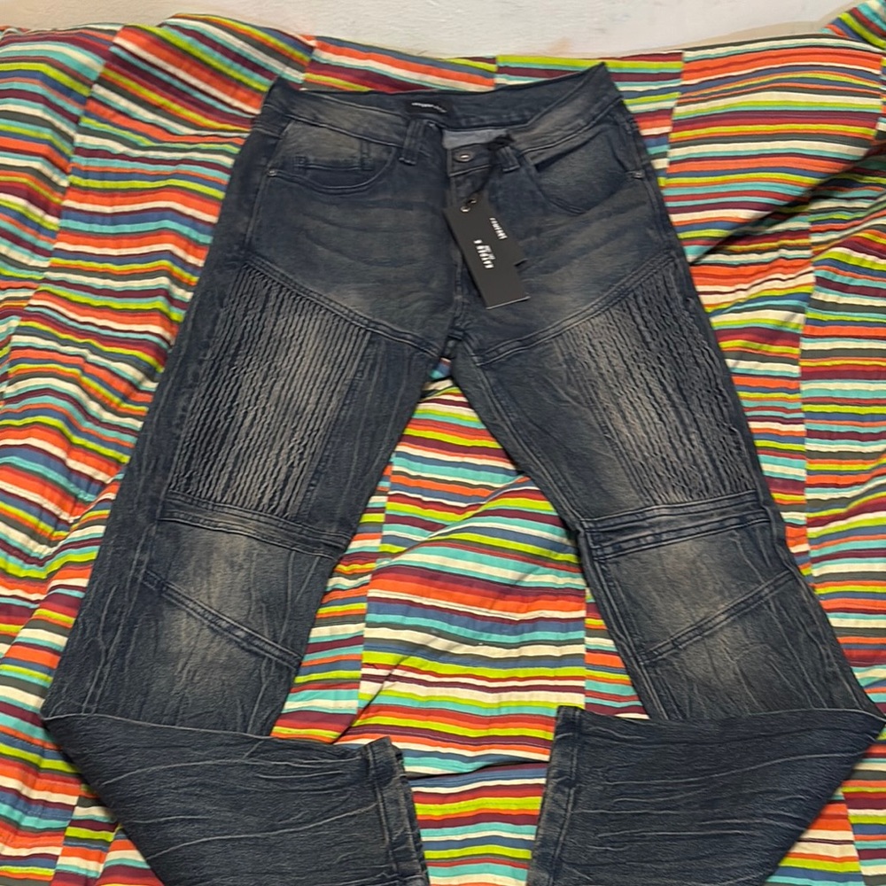 Kayden K size 30 skinny jeans, brand new biker style super nice